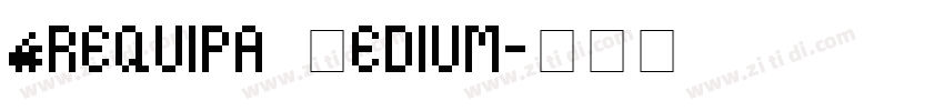 Arequipa Medium字体转换